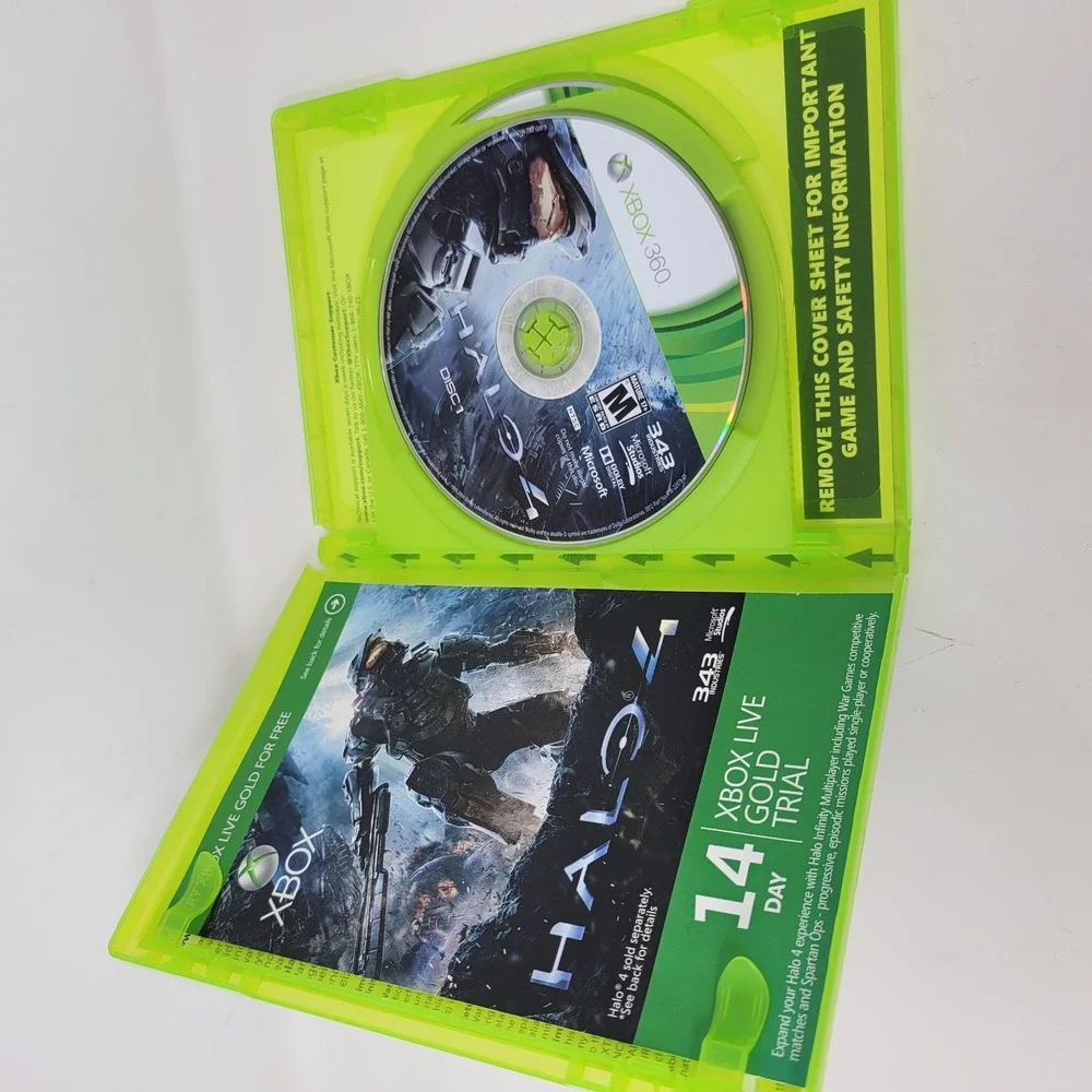 Halo 4 Xbox 360 Game Microsoft 343 Industries 2012 NTSC 2-Disc Set CIB
